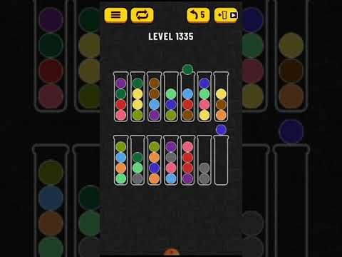 Video guide by rayshifa xx: Ball Sort Puzzle Level 1335 #ballsortpuzzle