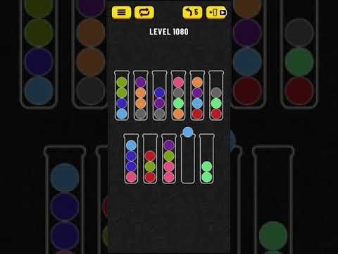 Video guide by Mobile games: Ball Sort Puzzle Level 1080 #ballsortpuzzle