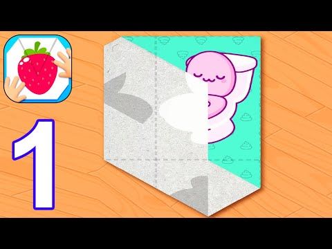 Video guide by Pryszard Android iOS Gameplays: Paper Fold Part 1 #paperfold
