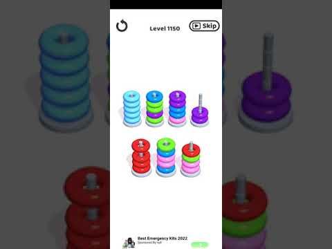 Video guide by Mobile Games: Hoop Stack Level 1150 #hoopstack