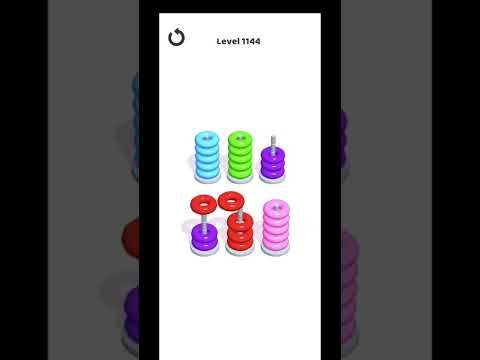Video guide by Mobile Games: Hoop Stack Level 1141 #hoopstack