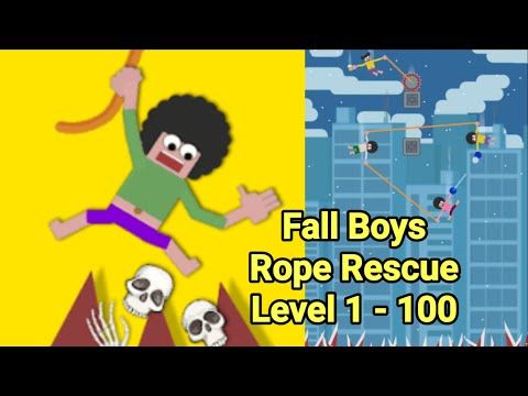 Video guide by sonicOring: Fall Boys: Rope Rescue Level 1-100 #fallboysrope
