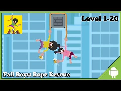 Video guide by Mr Ordinary Play: Fall Boys: Rope Rescue Level 1-20 #fallboysrope