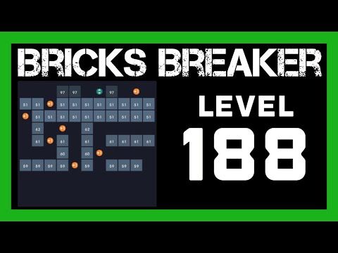 Video guide by Bricks N Balls: Bricks Breaker Puzzle Level 188 #bricksbreakerpuzzle