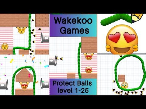 Video guide by Wakekoo Games: Protect Balls Level 1-25 #protectballs