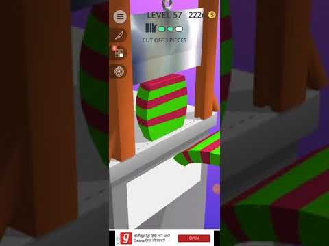 Video guide by viral videos: Slicing Level 57 #slicing