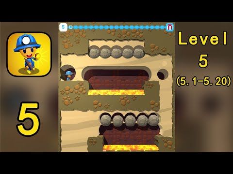 Video guide by New Games Daily: Mine Rescue! Part 5 - Level 5 #minerescue