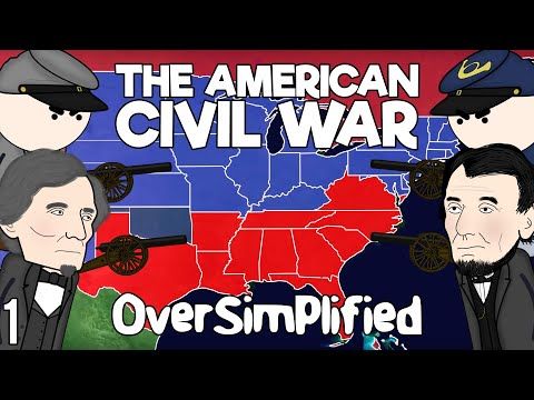 Video guide by OverSimplified: American Civil War Part 1 #americancivilwar