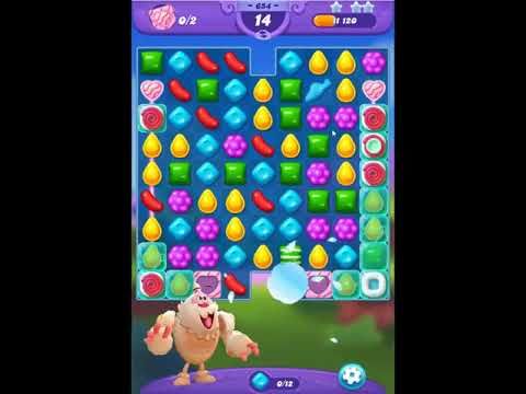 Video guide by skillgaming: Candy Crush Friends Saga Level 654 #candycrushfriends