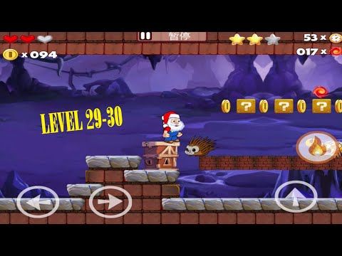 Video guide by Game On2704: Super Santa Claus Jump & Run Level 29-30 #supersantaclaus