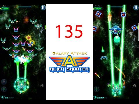 Video guide by Galaxy Attack: Alien Shooter: Galaxy Attack: Alien Shooter Level 135 #galaxyattackalien