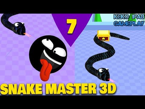 Video guide by KEKO IPAD GAMEPLAY: Snake Master 3D Level 7 #snakemaster3d