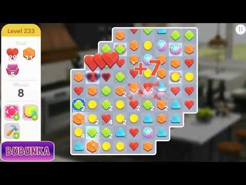Video guide by Bubunka Match 3 Gameplay: Home Design Level 233 #homedesign