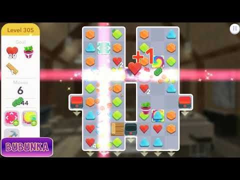 Video guide by Bubunka Match 3 Gameplay: Home Design Level 305 #homedesign
