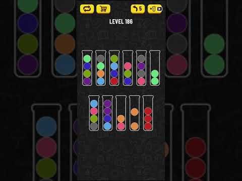 Video guide by Mobile games: Ball Sort Puzzle Level 186 #ballsortpuzzle
