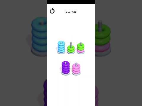 Video guide by Mobile Games: Hoop Stack Level 914 #hoopstack