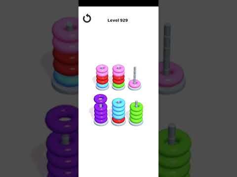 Video guide by Mobile Games: Hoop Stack Level 929 #hoopstack