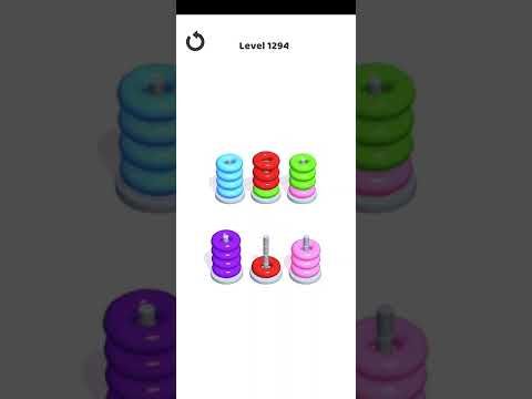 Video guide by Mobile Games: Hoop Stack Level 1294 #hoopstack