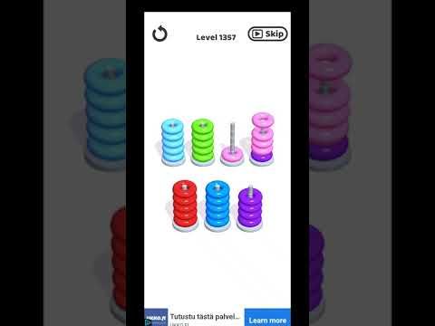Video guide by Mobile Games: Hoop Stack Level 1352 #hoopstack