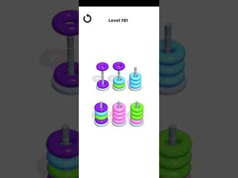 Video guide by Mobile Games: Hoop Stack Level 781 #hoopstack
