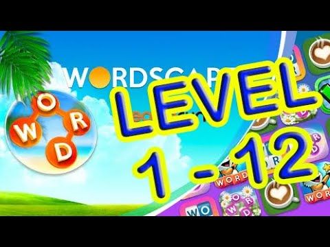 Video guide by Tongzkey Tv: Wordscapes Level 1-12 #wordscapes