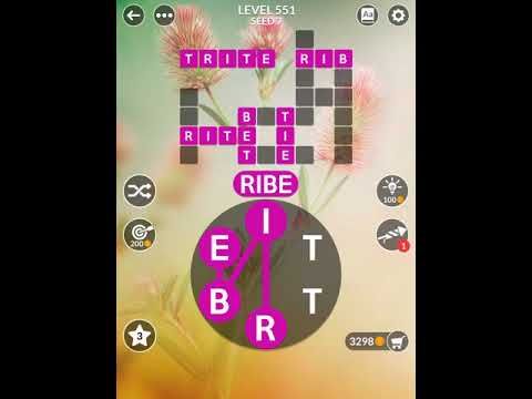 Video guide by Scary Talking Head: Wordscapes Level 551 #wordscapes