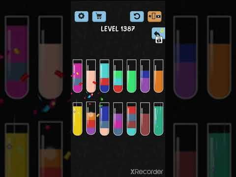 Video guide by Games solve: Water Color Sort Level 1387 #watercolorsort