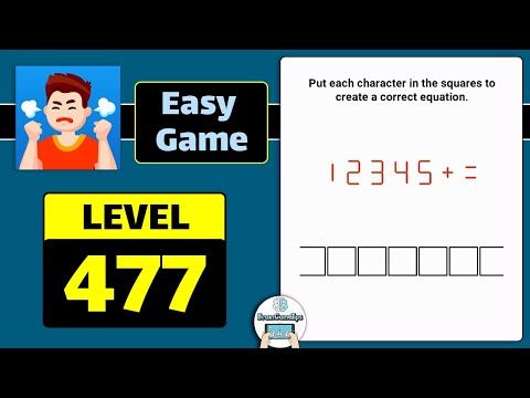 Video guide by BrainGameTips: Squares Level 477 #squares
