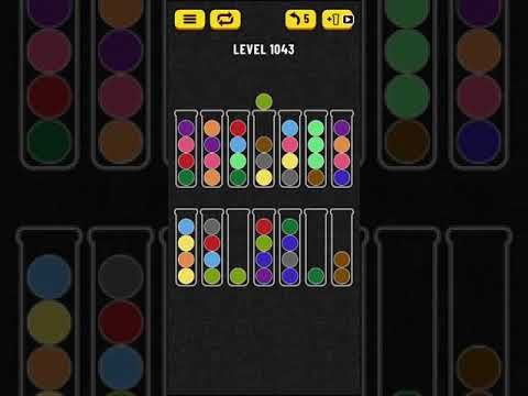 Video guide by Mobile games: Ball Sort Puzzle Level 1043 #ballsortpuzzle