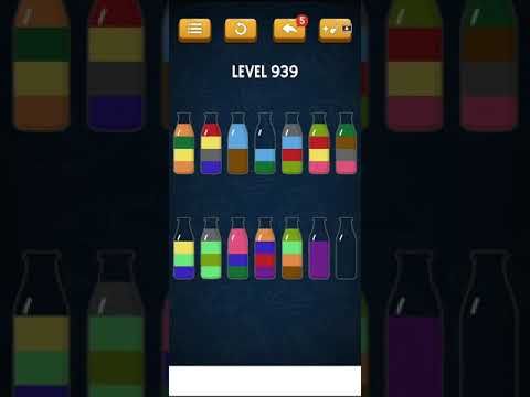 Video guide by Mobile games: Soda Sort Puzzle Level 939 #sodasortpuzzle