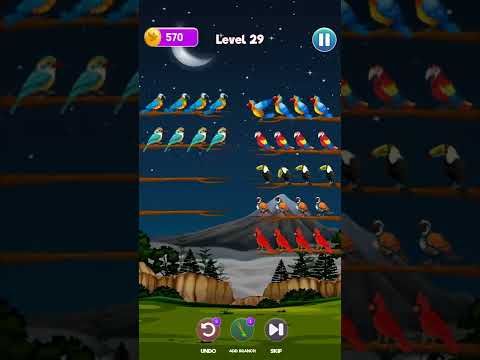 Video guide by Vector Labs: Bird Sort Puzzle Level 29-30 #birdsortpuzzle