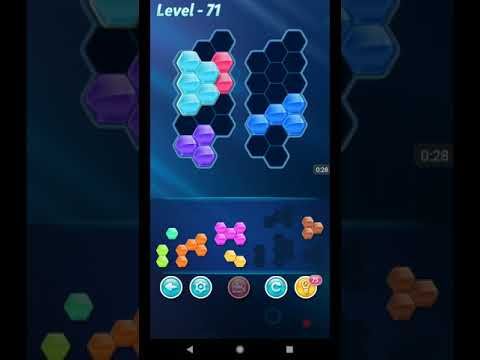Video guide by ETPC EPIC TIME PASS CHANNEL: Block! Hexa Puzzle Level 71 #blockhexapuzzle