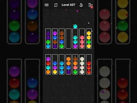 Video guide by justforfun: Ball Sort Color Water Puzzle Level 607 #ballsortcolor