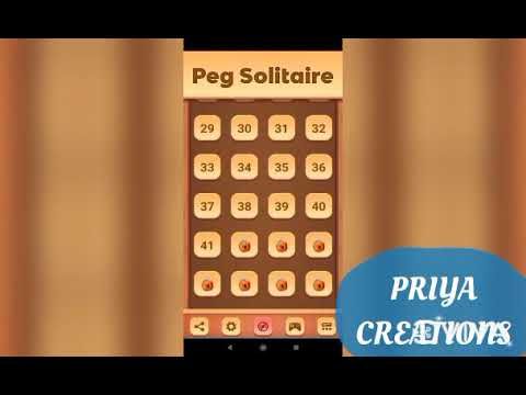 Video guide by Priya'sCreations: Peg Solitaire Level 1 #pegsolitaire