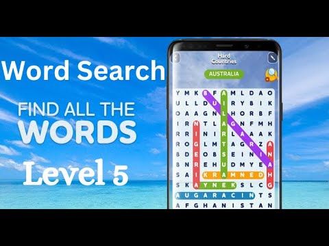 Video guide by Ninja Gamer: Word Search Level 5 #wordsearch