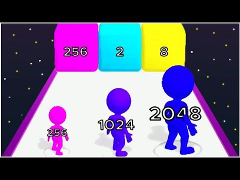 Video guide by Game Play Mobiles: 2048 Rush Level 21-40 #2048rush