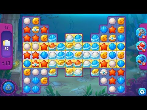 Video guide by Bubunka Match 3 Gameplay: Fishdom Level 45 #fishdom