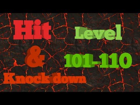 Video guide by Best Android Gaming World: Hit & Knock down Level 101 #hitampknock