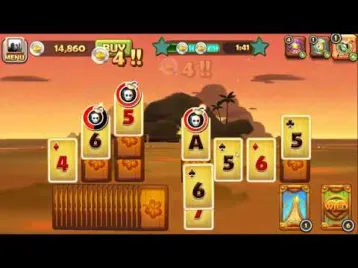 Video guide by skillgaming: Solitaire Level 59 #solitaire
