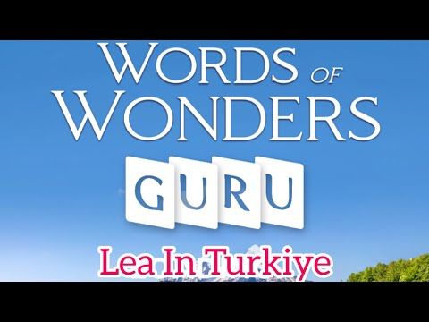 Video guide by Lea In Turkiye: Words of Wonders: Guru Level 95-106 #wordsofwonders