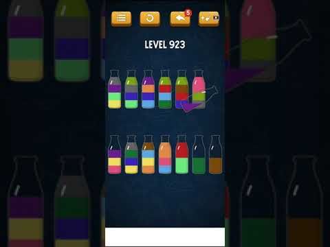 Video guide by Mobile games: Soda Sort Puzzle Level 923 #sodasortpuzzle