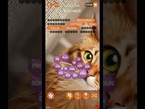 Video guide by ETPC EPIC TIME PASS CHANNEL: Word Pearls Level 245 #wordpearls