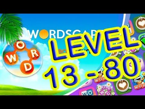 Video guide by Tongzkey Tv: Wordscapes Level 13-80 #wordscapes