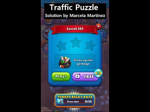 Video guide by Marcela Martinez: Traffic Puzzle Level 351 #trafficpuzzle
