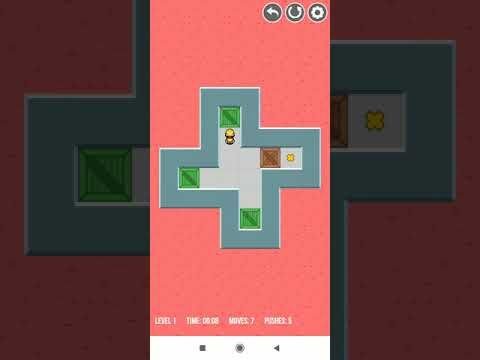 Video guide by Amazing video: Push Box Level 1 #pushbox