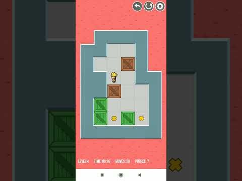 Video guide by Amazing video: Push Box Level 4 #pushbox
