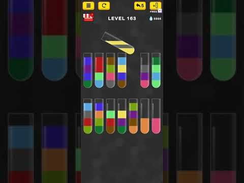 Video guide by Mobile Games: Water Sort Color Puzzle Level 163 #watersortcolor