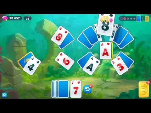 Video guide by skillgaming: Fishdom Solitaire Level 22 #fishdomsolitaire