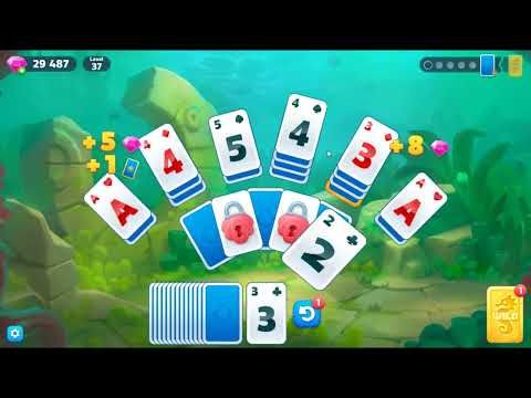 Video guide by skillgaming: Fishdom Solitaire Level 37 #fishdomsolitaire
