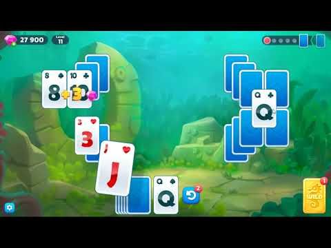 Video guide by skillgaming: Fishdom Solitaire Level 11 #fishdomsolitaire